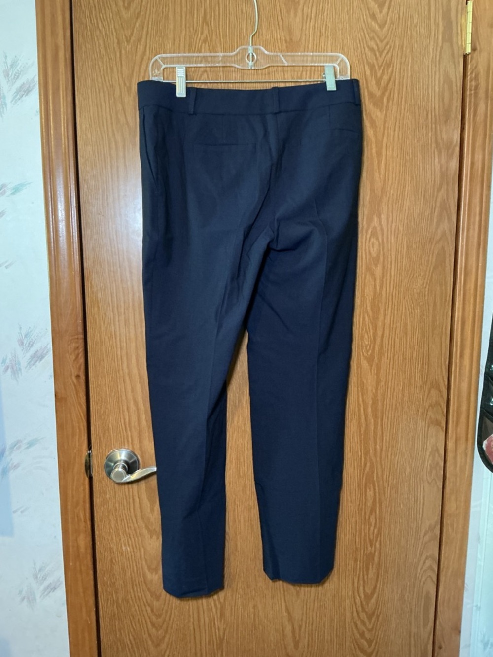 Banana Republic Navy Straight-Leg Dress Pants - Picture 3 of 4